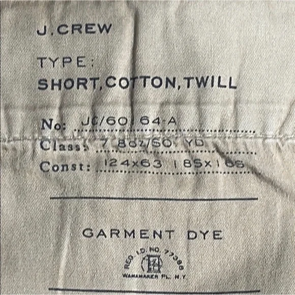 J. Crew Men’s Khaki 5" Inseam Chino Shorts - Size 34 - Picture 10 of 11